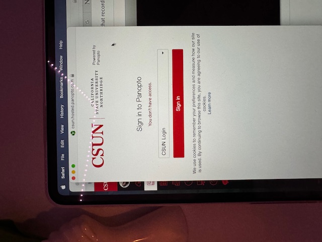 Hello, I attempted watching a screen recording and this pops up. Is ...